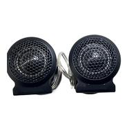 DGOINGPI Parleur Tweeter de Voiture Tweeter Haut-Parleur Installation d'un Support de Tweeter à Membrane en Soie Naturelle avec dôme en Corne Mini Tweeter 25 mm pour système Audio de Voiture.