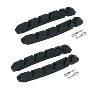 DGOINGPI Plaquettes de Frein v-Brake pour VTT et vélo de Montagne, étrier de 72mm, en Aluminium pour Freins à Traction linéaire, Tous Temps, Faible Bruit(Inserts 2prs)