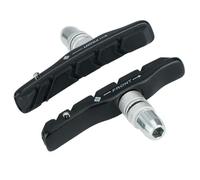 DGOINGPI Plaquettes de Frein v-Brake pour VTT et vélo de Montagne, étrier de 72mm, en Aluminium pour Freins à Traction linéaire, Tous Temps, Faible Bruit(Black 1pr)