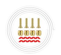 DGOINGPI Tuyau de Frein à Disque hydraulique, boîtier de Tube de vélo adapté à Shimano adapté à Magura adapté à Sram SM-BH90 BH59(BH59-White)