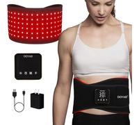 DGQY Ceinture de thérapie par lumière infrarouge rouge pour soulager les douleurs du corps, de la taille, du dos, approuvé par la FDA, utilisation à domicile, coussin enveloppant pour la relaxation