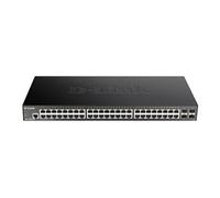 Switch réseau D-LINK DGS 1250-52X - Commutateur - intelligent - 48 x 10/100/1000 + 4 x 10 Gigabit SFP+ - Montable sur rack