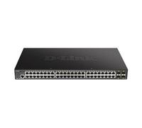 Switch administrable D-Link DGS-1250-52XMP 48 ports PoE Gigabit + 4 ports SFP+ 10G