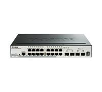 D-Link DGS 1510-20 - Commutateur - C3 - intelligent - 16 x 10/100/1000 + 2 x Gigabit SFP + 2 x 10 Gigabit SFP+ - de bureau, Montable sur rack