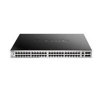 Switch réseau D-LINK DGS 3130-54PS - Commutateur - L3 Lite - Géré - 48 x 10/100/1000 (PoE) + 2 x 10 Gigabit Ethernet + 4 x 10 Gigabit SFP+ (370 W)