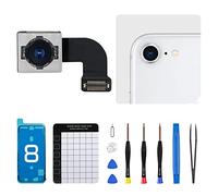 DGSCSMY Caméra arrière de rechange pour iPhone 8 - 12 Mpx - Module de caméra arrière - Câble flexible de rechange avec verre de rechange et kit d'outils d'étanchéité