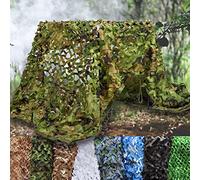 DGSFES Filet de Camouflage Jungle 2x3m,Filet Militaire Ombrage Terrasse Pergola Chasse Voiture Exterieur,Toile D'ombrage Oxford 210D,Filet Camouflage Renforcé for Protection Jardin
