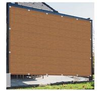 DGSFES Filet d'Ombrage Rectangulaire Jaune Sable 2.5mx3.2m- Filet Pare Soleil Extérieur 90% UV -Brise-Vue Balcon avec Œillets-180GSM HDPE Toile d'Ombre Jardin, Terrasse, Pergola