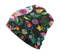 Dgsxynth Bonnet en tricot, mignon hérisson, bonnet pour course à pied, cyclisme, sports de plein air, Crânes mexicains., Taille unique