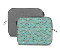 Dgsxynth Housse pour ordinateur portable 13" Motif chien saucisse flocon de neige