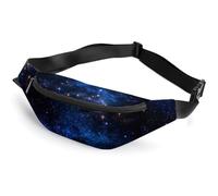 Dgsxynth Sac banane, beau sac banane, sac banane réglable pour course à pied, marche, randonnée, Aurore ciel étoilé espace ciel étoilé ciel étoilé, 36*15cm