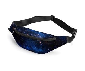 Dgsxynth Sac banane, beau sac banane, sac banane réglable pour course à pied, marche, randonnée, Aurore ciel étoilé espace ciel étoilé ciel étoilé, 36*15cm