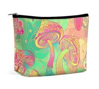 Dgsxynth Trousse à cosmétiques, trousse de maquillage mauvais yeux, trousse de toilette portable avec fermeture éclair pour un usage quotidien, voyage, Champignon Trippy, Taille unique