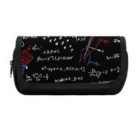 Dgsxynth Trousse à crayons double couche, mathématiques linéaires, éducation mathématique, sac de papeterie utilisé comme trousse à crayons, Éducation linéaire des mathématiques, One Size, Trousse à