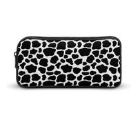 Dgsxynth Trousse à crayons, trousse de papeterie Boston Terrier, sac de voyage d'affaires ou petite boîte à outils, trousse de maquillage pour filles, Motif vache au lait, 22*12*5cm, Trousse à crayons