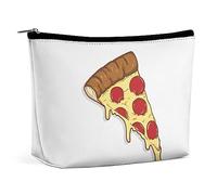 Dgsxynth Trousse de toilette portable avec fermeture éclair pour un usage quotidien, voyage, Pizza, Taille unique