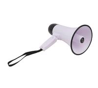 DGSYUAN Mégaphone Porte Voix Mégaphone à Main, Enregistrement de 240 Secondes, avec contrôle du Volume et Sangle, Haut-Parleur Bullhorn pour Arbitre extérieur Megaphone Porte Voix