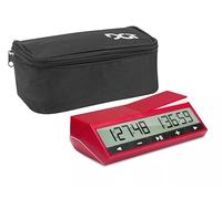 DGT 2500 Horloge d'échecs - Minuteur numérique officiel Fide avec sac de rangement pour tournois, blitz, rapide et jeux classiques