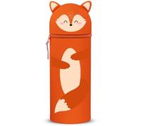 DGTSYAL Trousse Ecole 2 en 1 en Silicone Souple Kawaii, Porte-Plume, Fermeture Eclair en Silicone, Pochette de Stylo, Crayons, Marqueurs, Étui pour Fournitures Scolaires de Grande capacité (Set 7)