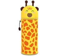 DGTSYAL Trousse Ecole 2 en 1 en Silicone Souple Kawaii, Porte-Plume, Fermeture Eclair en Silicone, Pochette de Stylo, Crayons, Marqueurs, Étui pour Fournitures Scolaires de Grande capacité (Set 5)