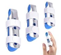 DGUSO 3 Pcs Attelle Doigt, Attelle Pouce, Attelle Pouce Droit, Convient Aux Fractures Du Pouce Ou Aux Orteils Déclenchés par L'arthrite, Convient Aux Blessures Aux Doigts et Aux Douleurs Articulaires