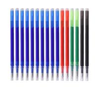 DGUSO Recharges pour Stylos Effaçables, 16 Pièces Recharges Rechange 0,7 mm, Recharges Rechange Compatible avec PIlot Frixion S'Applique, 400 MèTres Longueur D'éCriture (Bleu, Noir, Vert, Rouge)