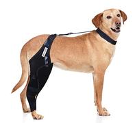 DGYAO Attelle de genou pour chien pour LCA, luxation du genou, arthrite, enveloppement complet, facile à régler, soutien supplémentaire, réduit la douleur et l'inflammation, tailles complètes