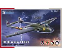 SPECIAL HOBBY 72455 MAQUETTE DH.100 VAMPIRE FB.MK.9 "TROPICALISED FIGHTER-BOMBER