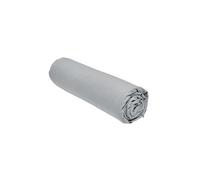 Drap Housse 160X200 2 Personnes Grand Bonnet 30 Coton Uni Essential Acier