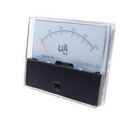 DH-670 Microampèremètre analogique CC µA, ampèremètre de panneau, testeur de courant CC 50 µA 100 µA 200 µA 300 µA 500 µA 1000 µA(100UA)