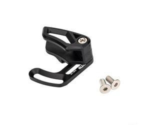 DH Direct Support pour chaîne de vélo type E pour 1 transmission, protection en alliage d'aluminium CNC avec glissière en plastique nylon, compatible avec plateaux de 30T à 40T (noir)