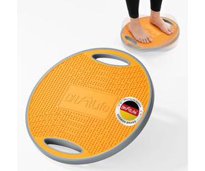 DH FitLife Balance Board 42 cm with Handles, 200 kg Capacity | 3D Anti-Slip Surface｜Large Diameter｜Ergonomic Handles｜Balance Trainer for Fitness｜Core Training & Balance
