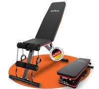 DH FitLife Banc pliable 8 en 1 | Gain de place 80% | Banc de musculation réglable et incliné | Appareil d’abdominaux pour entraînement complet à domicile