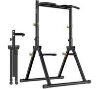 DH FitLife Barre de Traction Pliable｜Charge Max. 210kg | Supports pour Barre d’Haltères / Dossier｜Chaise Romaine Multifonction｜Structure Stable｜Home Gym