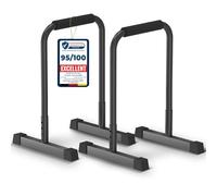 DH FitLife Barres de Dips | Station de Musculation Réglable 80-90 cm | Parallettes pour Calisthenics et Entraînement de Force | Équipement de Fitness pour Intérieur et Extérieur