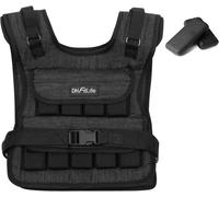 DH FitLife Gilet Lesté 10 KG, Réglable et Compact - Idéal pour la Musculation, le Renforcement Musculaire et la Course. Unisex
