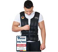 DH FitLife Gilet lesté 20KG ajustable avec 38 poids amovibles idéal pour musculation endurance course pompes et tractions