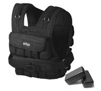 DH FitLife Gilet Lesté Réglable 10kg/20kg, Veste de Course Compacte | Musculation et Endurance｜Épaules Rembourrées｜Fermeture Velcro｜Bandes Réfléchissantes