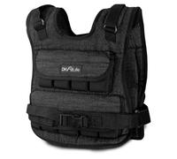 DH FitLife Gilet Lesté Réglable 10kg/20kg, Veste de Course Compacte | Musculation et Endurance｜Épaules Rembourrées｜Fermeture Velcro｜Bandes Réfléchissantes