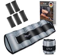 DH FitLife Lot de 2 manchons lestés pour cheville avec poids réglables pour les jambes | 2 variantes : 2,5 kg & 4,5 kg | poids musculation | poids de cheville pour l'entraînement en force