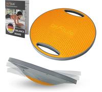 DH FitLife Planche d'équilibre avec poignées, Ø 42 cm, 200 kg max - Idéale pour l'entraînement d'équilibre pour adultes et enfants
