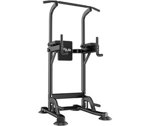 DH FitLife Power Tower Dip Station Équipements de sport avec barre de traction, barres de dip et dos, Station de musculation, Station de fitness, Chaise romaine musculation, Power Rack pour la maison