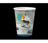DH-Konzept Lot de 8 gobelets en carton pour skateboard - Pour fête et anniversaire, fête, skatepark