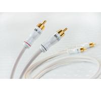 DH Labs Blanc Lightning câbles RCA Audio 1.0 m paire