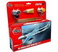 Dh Vampire Tii Starter Set - 1:72e - Airfix