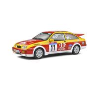Solido Voiture miniature Ford Sierra Cosworth – Tour de Corse 1987 – 1/18 – Rouge/Jaune