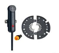 DH12R DH12R Capteur d'aide à la pédale de vélo électrique avec 12 capteurs à double hall de signal, matériau ABS étanche, longueur du câble de 80 cm pour une installation facile sur le côté gauche ou