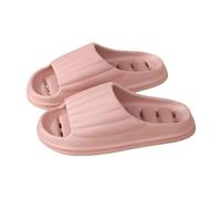 Dh2yjnbf3 Bathroom Shoes with Drainage Holes, Comfort Non-Slip House Shower Slippers Summer Lightweight Quick-Dry Pool Slides(Pink,Alpha Small)