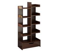 Dh2yjnbf3 Bibliothèque Bibliothèque Murale Simple, étagère de Rangement Multicouche du Sol au Plafond, Petite bibliothèque, for la Maison, Armoire Salon Étagère de Rangement