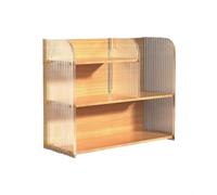 Dh2yjnbf3 Bibliothèque Panneau de densité Acrylique Ouvert Multicouche, Petite étagère Rangement for Bureau et Étagère de Rangement